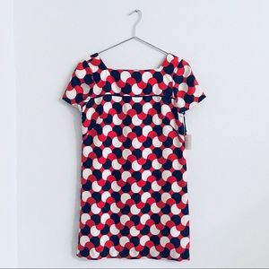 NWT Milly Pop Dot Lizzie Cap Sleeve Shift Dress